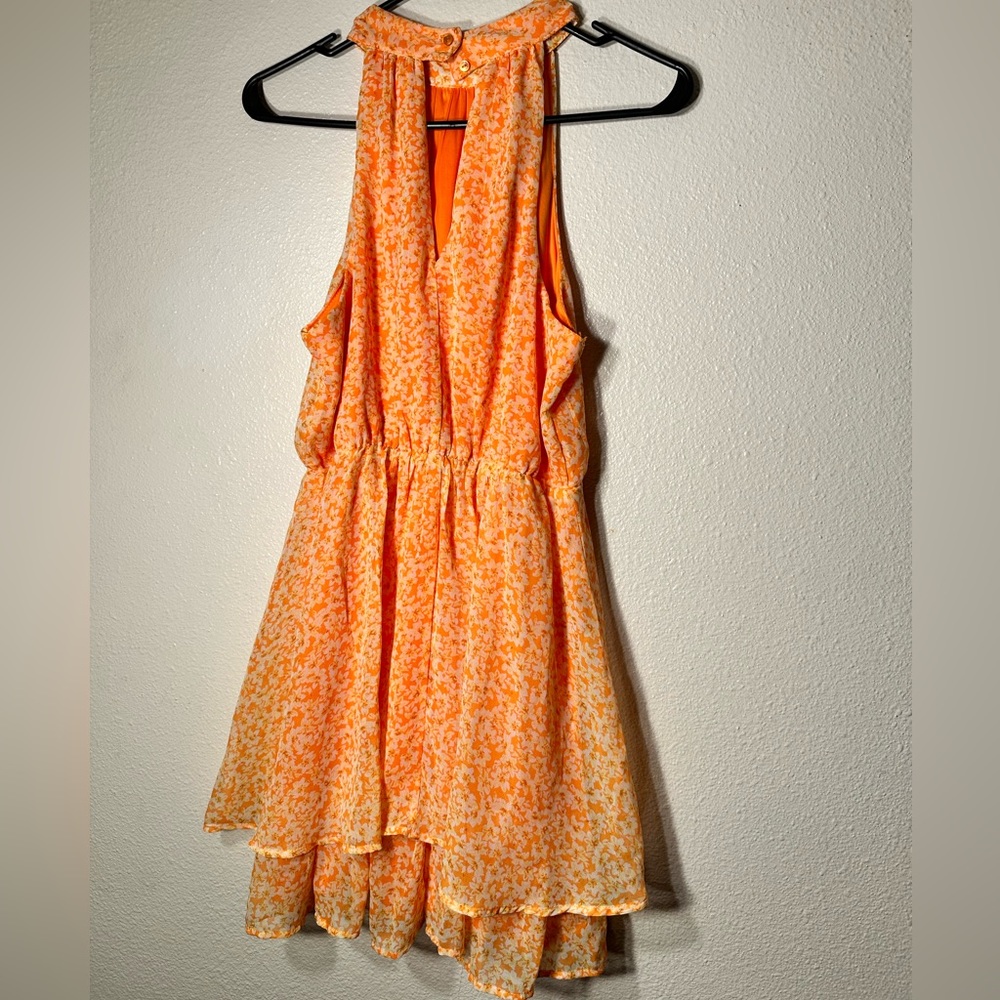 Sienna sky orange floral dress size medium - Picture 10 of 11